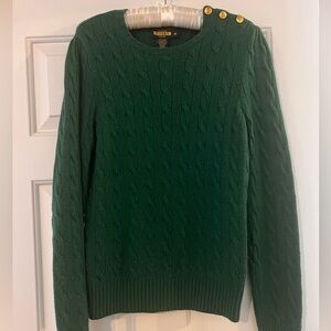 Ralph Lauren Rugby Sweater w/ Gold Buttons